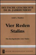 Thadden - 
Vier Reden Stalins